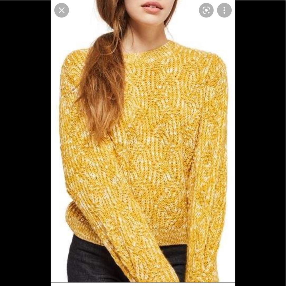 TOPSHOP Swirl Tuck Sweater - Picture 2 of 5